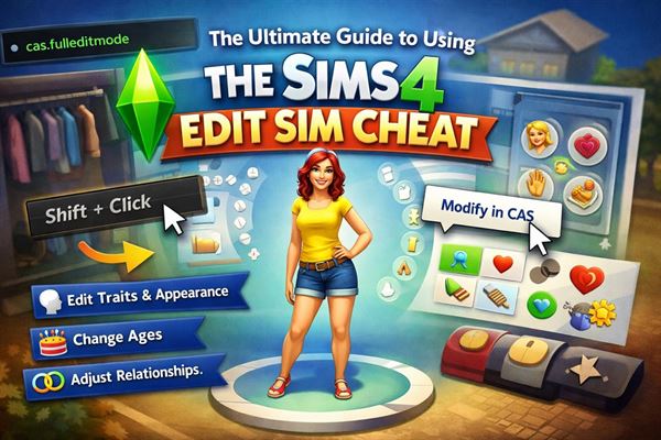 The ultimate guide to using the sims 4 edit sim cheat