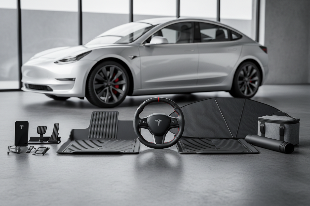 Optimer Din Tesla Model 3: Det Bedste Tilbehør